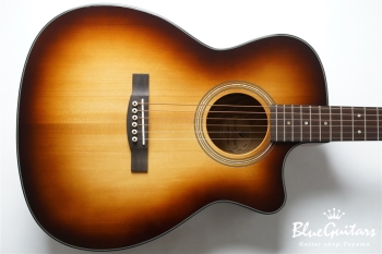  OM-260CE Deluxe Burl - Edge Burst