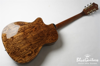  OM-260CE Deluxe Burl - Edge Burst