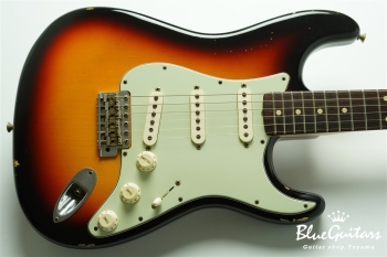 MBS 1961 Stratocaster Journeyman Relic Masterbuilt by Dennis Galuszka - 3-Color Sunburst