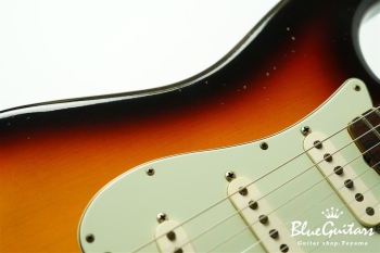 MBS 1961 Stratocaster Journeyman Relic Masterbuilt by Dennis Galuszka - 3-Color Sunburst