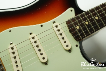 MBS 1961 Stratocaster Journeyman Relic Masterbuilt by Dennis Galuszka - 3-Color Sunburst