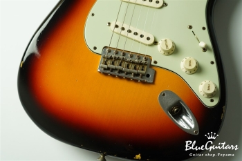 MBS 1961 Stratocaster Journeyman Relic Masterbuilt by Dennis Galuszka - 3-Color Sunburst