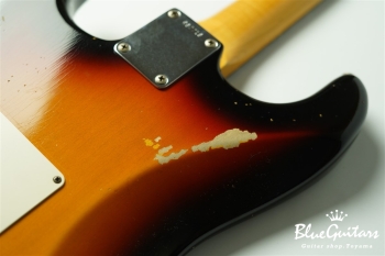 MBS 1961 Stratocaster Journeyman Relic Masterbuilt by Dennis Galuszka - 3-Color Sunburst