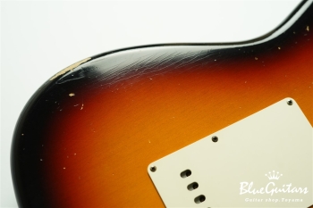 MBS 1961 Stratocaster Journeyman Relic Masterbuilt by Dennis Galuszka - 3-Color Sunburst