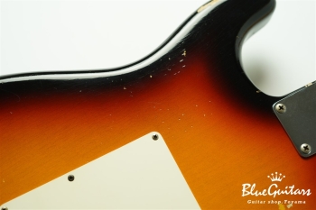 MBS 1961 Stratocaster Journeyman Relic Masterbuilt by Dennis Galuszka - 3-Color Sunburst