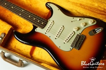 MBS 1961 Stratocaster Journeyman Relic Masterbuilt by Dennis Galuszka - 3-Color Sunburst