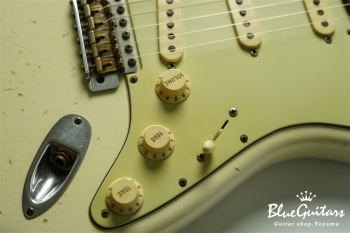 Limited 1960 Stratocaster Relic Brazilian Rosewood Masterbuilt by Greg Fessler - Olympic White