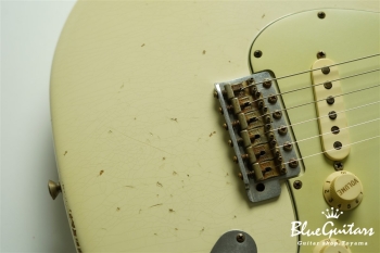 Limited 1960 Stratocaster Relic Brazilian Rosewood Masterbuilt by Greg Fessler - Olympic White