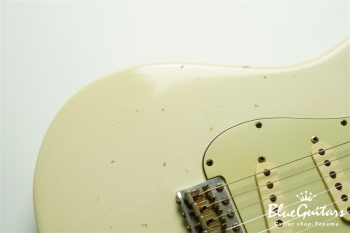 Limited 1960 Stratocaster Relic Brazilian Rosewood Masterbuilt by Greg Fessler - Olympic White