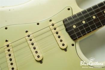 Limited 1960 Stratocaster Relic Brazilian Rosewood Masterbuilt by Greg Fessler - Olympic White