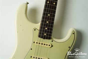 Limited 1960 Stratocaster Relic Brazilian Rosewood Masterbuilt by Greg Fessler - Olympic White