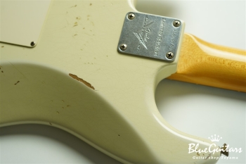 Limited 1960 Stratocaster Relic Brazilian Rosewood Masterbuilt by Greg Fessler - Olympic White