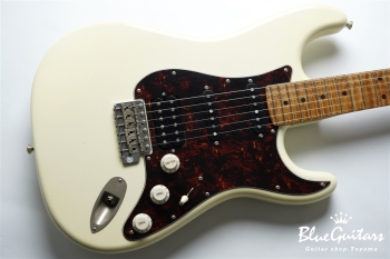 XSC-2 - Vintage White Light Aged / Alder / 5A Grade Roasted Flame Maple #3291