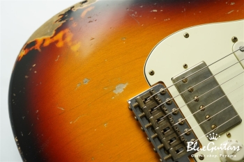 XSC-2 - 3 Tone Burst Heavy Aged / Alder / RM-R #3289