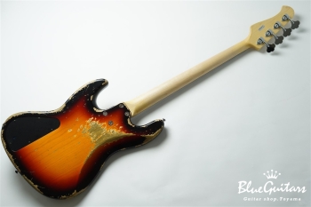 XJ-1T 4st 3 Tone Burst Heavy Aged / Ash / R #2934