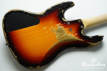 XJ-1T 4st 3 Tone Burst Heavy Aged / Ash / R #2934