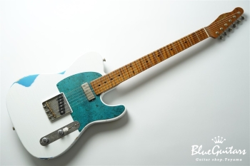 Model T. #173 Multi Layer / Heavy Aged - Olympic White over LPB with Blue