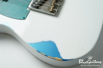 Model T. #173 Multi Layer / Heavy Aged - Olympic White over LPB with Blue