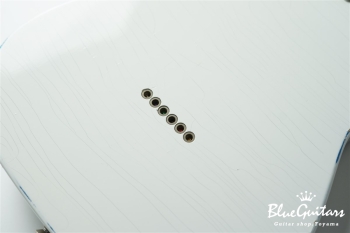 Model T. #173 Multi Layer / Heavy Aged - Olympic White over LPB with Blue