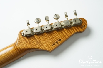 Model S. #175 Multi Layer / Heavy Aged - Charcoal Frost Metallic over 3TS with Copper Red