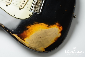 Limited MBS 1961 Stratocaster BRZ Relic Masterbuilt by John English - Black over Sunburst