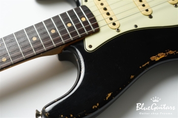 Limited MBS 1961 Stratocaster BRZ Relic Masterbuilt by John English - Black over Sunburst