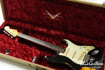 Limited MBS 1961 Stratocaster BRZ Relic Masterbuilt by John English - Black over Sunburst