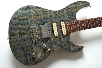 FUTURA-S SSH / Flame Tochi Top, Monkey Pod Back - Faded Lazuli Blue