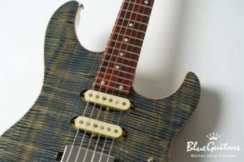 FUTURA-S SSH / Flame Tochi Top, Monkey Pod Back - Faded Lazuli Blue