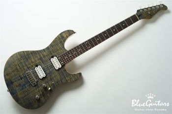 FUTURA-S HH / Flame Tochi Top, Fiji Mahogany Back - Faded Lazuli Blue