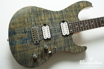 FUTURA-S HH / Flame Tochi Top, Fiji Mahogany Back - Faded Lazuli Blue