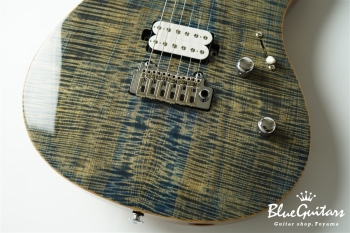 FUTURA-S HH / Flame Tochi Top, Fiji Mahogany Back - Faded Lazuli Blue