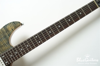 FUTURA-S HH / Flame Tochi Top, Fiji Mahogany Back - Faded Lazuli Blue