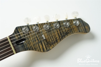 FUTURA-S HH / Flame Tochi Top, Fiji Mahogany Back - Faded Lazuli Blue