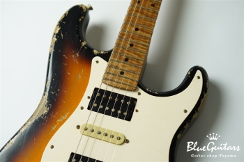 XSC-4 - 2 Tone Burst Heavy Aged / Ash / RM-RM #3335