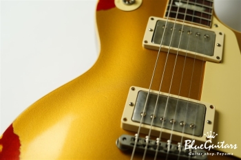 Limited Les Paul Standard Painted Over Aged - Gold over Cherry Sunburst