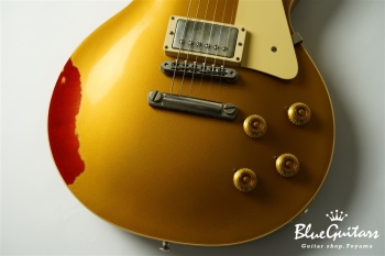 Limited Les Paul Standard Painted Over Aged - Gold over Cherry Sunburst