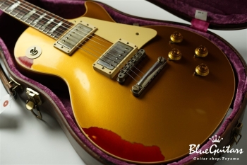 Limited Les Paul Standard Painted Over Aged - Gold over Cherry Sunburst