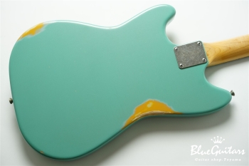 IRIS #158 Multi Layer Medium Aged - Huntington Blue Metallic with Art Texture Brass