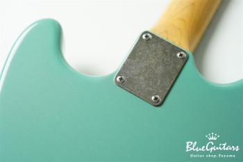 IRIS #158 Multi Layer Medium Aged - Huntington Blue Metallic with Art Texture Brass