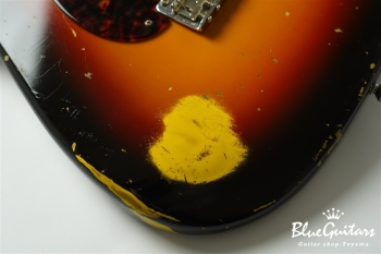 Model S. #178 Medium Aged - 3TS Pickguard & Sunglasses - Shaped by stone-D eyewear (1990s Cellulose Acetate/Made in SABAE,FUKUI)