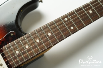 Model S. #178 Medium Aged - 3TS Pickguard & Sunglasses - Shaped by stone-D eyewear (1990s Cellulose Acetate/Made in SABAE,FUKUI)