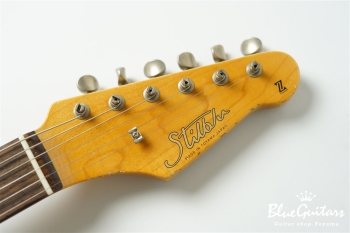 Model S. #178 Medium Aged - 3TS Pickguard & Sunglasses - Shaped by stone-D eyewear (1990s Cellulose Acetate/Made in SABAE,FUKUI)