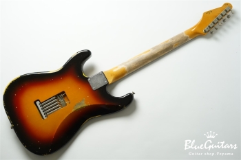 Model S. #178 Medium Aged - 3TS Pickguard & Sunglasses - Shaped by stone-D eyewear (1990s Cellulose Acetate/Made in SABAE,FUKUI)