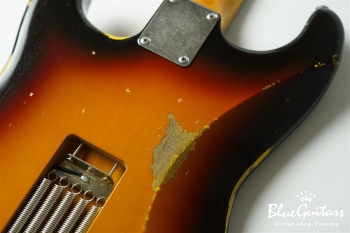 Model S. #178 Medium Aged - 3TS Pickguard & Sunglasses - Shaped by stone-D eyewear (1990s Cellulose Acetate/Made in SABAE,FUKUI)