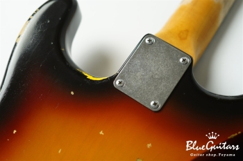 Model S. #178 Medium Aged - 3TS Pickguard & Sunglasses - Shaped by stone-D eyewear (1990s Cellulose Acetate/Made in SABAE,FUKUI)