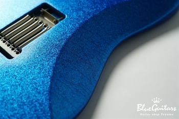 XSC-2 Blue Sparkle Medium Aged / Ash / Master Grade Roasted Flame Maple #3580