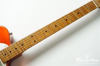 Model T. #183 Multi Layer/Medium Aged - Candy Tangerine over 3TS with Silver