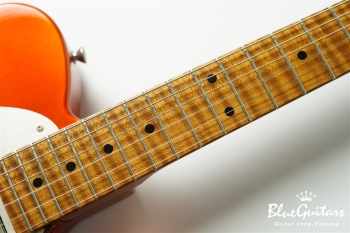 Model T. #183 Multi Layer/Medium Aged - Candy Tangerine over 3TS with Silver