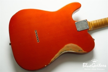 Model T. #183 Multi Layer/Medium Aged - Candy Tangerine over 3TS with Silver